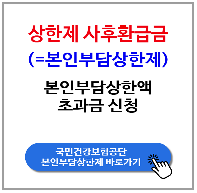 상한제 사후환급금, 놓치면 손해인 건강보험 의료비 캐시백