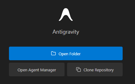 프로젝트 오픈 폴더