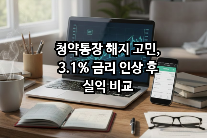 청약통장 해지 고민