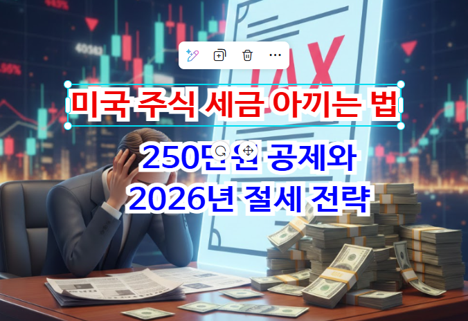 미국 주식 세금 아끼는 법 250만원 공제