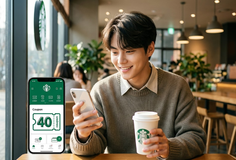스타벅스 디어 트웬티 혜택 총정리: 가입 방법과 40% 할인쿠폰 받는 법